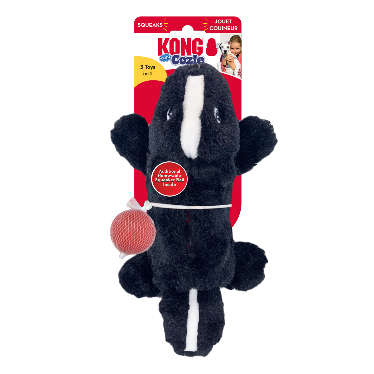 Kong Cozie Pocketz Skunk (Small) - Glendale, AZ - El Mirage, AZ