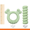 Nylabone Sensory Material Puppy Teething Ring (Small/Regular - Up to 25 lbs)