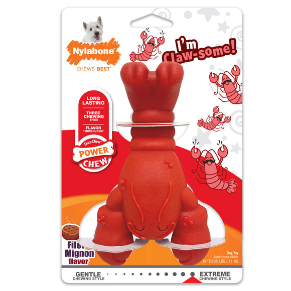 Nylabone Power Chew Lobster Dog Toy (X-Large/Souper - 50+ lbs.)