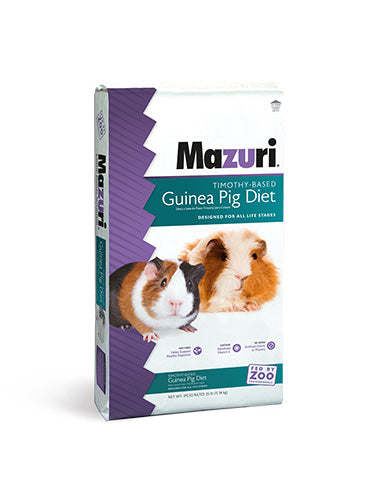 Mazuri® Timothy-Based Guinea Pig Diets (25 lbs)