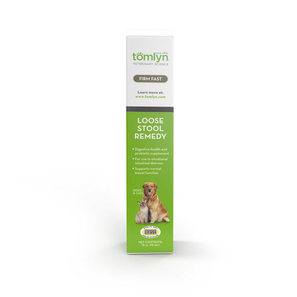 Tomlyn Firm Fast Loose Stool Remedy Chicken-Flavored Gel for Dogs and Cats (15 cc)