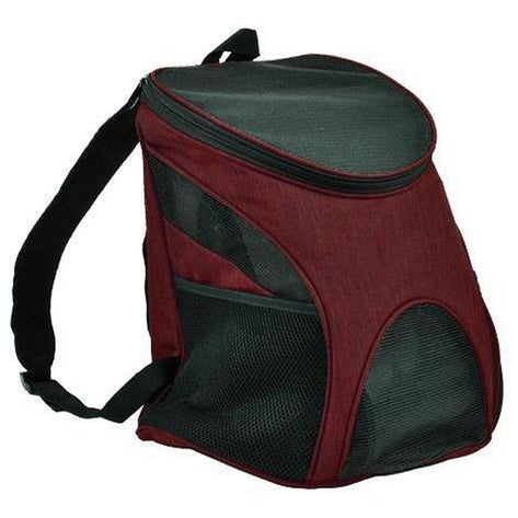 Dogline Pet Carrier Pack (Red, L 11” x W 12.6” x H 17.3”)