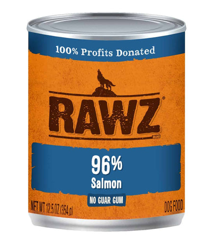 Rawz 96% Salmon Dog Food (12.5 oz)