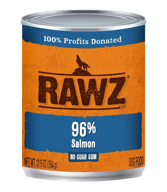 Rawz 96% Salmon Dog Food (12.5 oz)