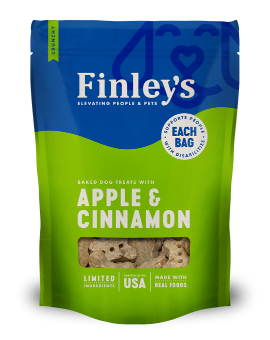 Finley's Apple & Cinnamon Crunchy Biscuits Dog Treats