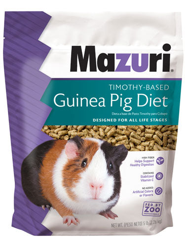 Mazuri® Timothy-Based Guinea Pig Diets (25 lbs)