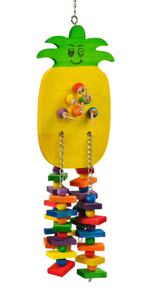 A & E Cage Happy Beaks Pineapple Bird Toy (Large)
