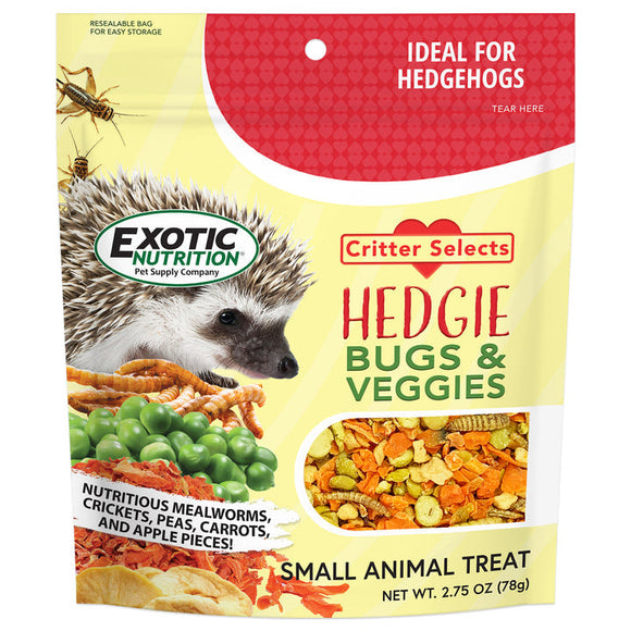 Exotic Nutrition Hedgie Bugs & Veggie Treat (2.75 oz)