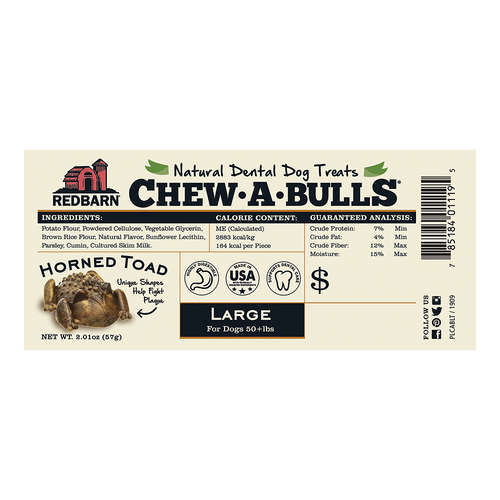 Redbarn Chew-A-Bulls® Horned Toad (Medium)