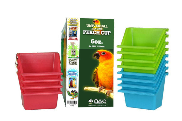 A&E Cage Universal Food/Water Cups (6 oz)