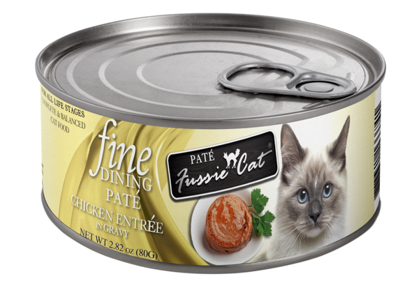 Fussie Cat Fine Dining - Pate - Chicken Entree in Gravy Canned Cat Food