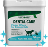 Vet's Best Dental Care Finger Wipes for Dogs & Cats