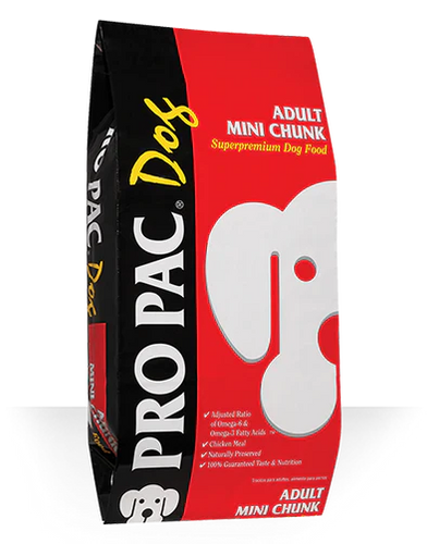 Pro Pac Adult Mini Chunk Superpremium Formula Dog Food (40 LB)