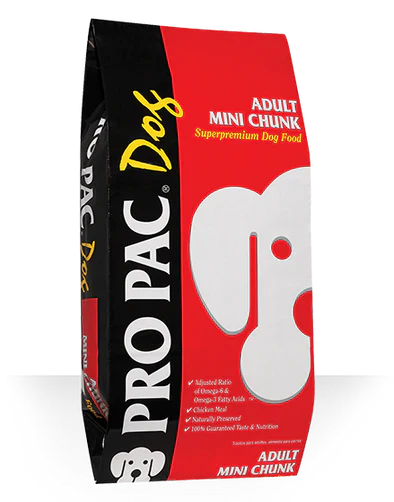 Pro Pac Adult Mini Chunk Superpremium Formula Dog Food (40 LB)