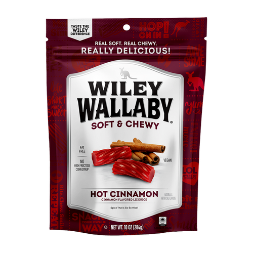 Wiley Wallaby Gourmet Hot Cinnamon Licorice