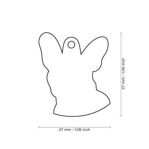 MyFamily Friends Black French Bulldog ID Tag