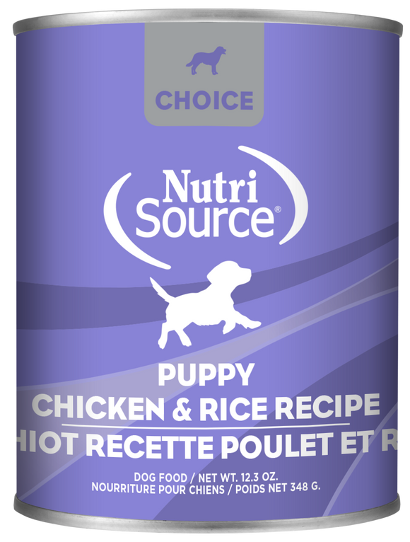NutriSource® Puppy Chicken & Rice Entrée Healthy Affordable Wet Dog Food