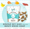 The Lazy Dog Banana Nut Slice Swirled w/Honey Bacon Scoop Dog Treats