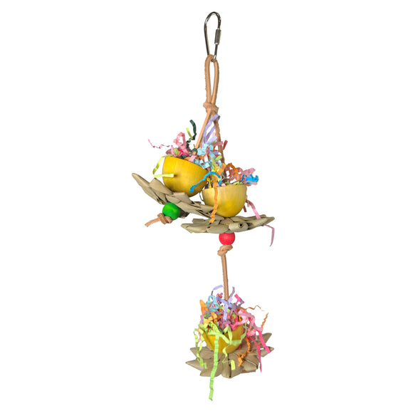 A&E Bird Cage Dazzling Daisies Hanging Bird Toy