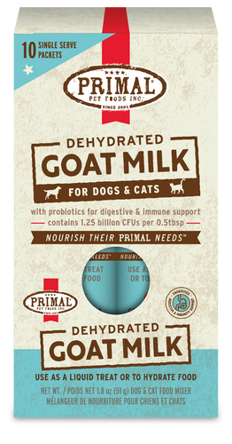 Primal Dehydrated Goat Milk for Dogs and Cats