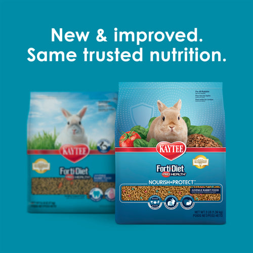 Kaytee Forti-Diet Pro Health Nourish+Protect Juvenile Rabbit Food