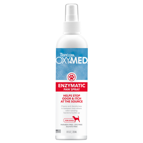 TropiClean OxyMed Enzymatic Paw Odor and Itch Pet Spray