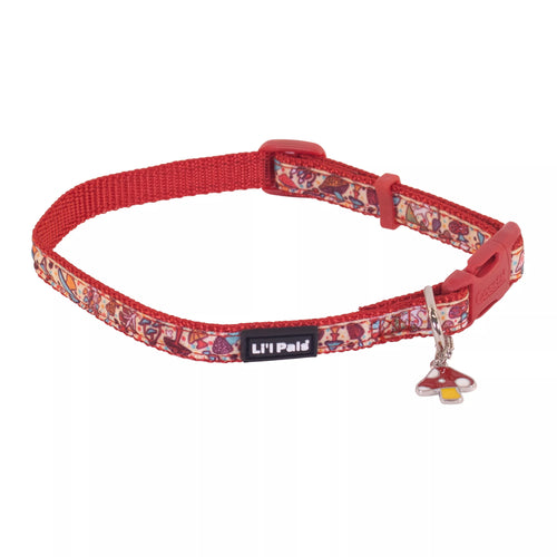 Coastal Pet Products Li'l Pals by Coastal Charming Ribbon Overlay Dog Collar