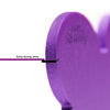 MyFamily Basic Big Aluminum Purple Circle ID Tag