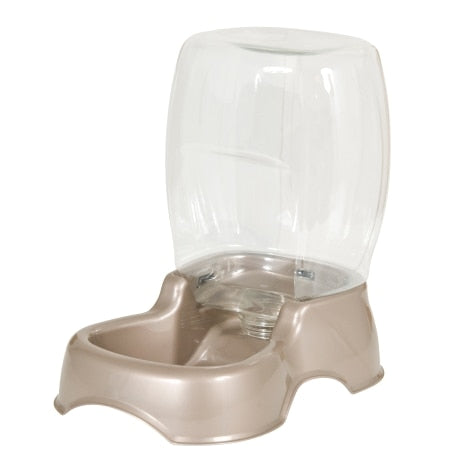 Petmate Pet Cafe Waterer (Pearl Tan, Small)