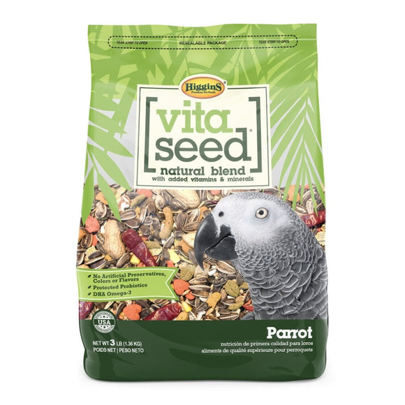 HIGGINS VITA SEED NATURAL BLEND PARROT (3 LB)