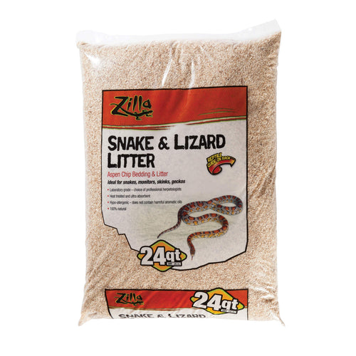 Zilla Snake & Lizard Litter (4 qt - 8.5 x 2.5 x 13.5)