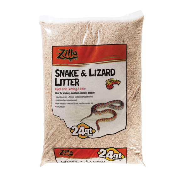 Zilla Snake & Lizard Litter (4 qt - 8.5 x 2.5 x 13.5