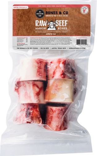 Bones & Co. Raw Beef Marrow Bones Dog Food