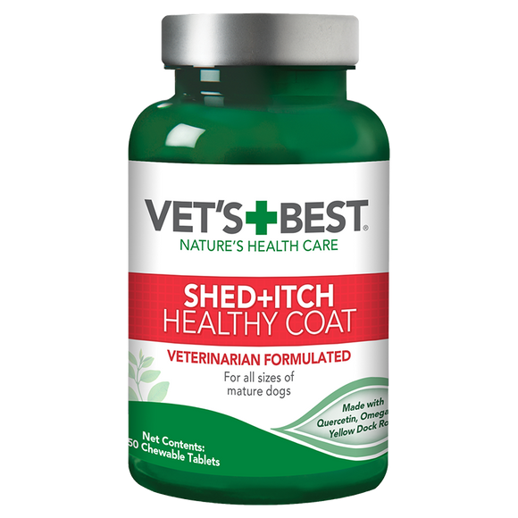 Vet's Best Healthy Coat Shed & Itch Relief Dog Supplements