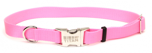 Coastal Pet Products Titan Metal Buckle Adjustable Nylon Small and Medium Dog Collar