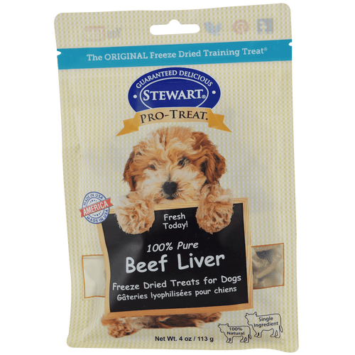 Stewart Pro-Treat Beef Liver Treats For Dogs (14-oz)