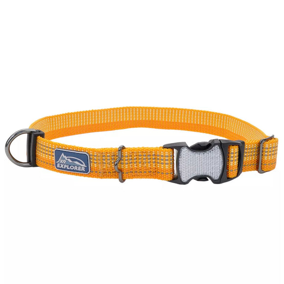 Coastal Pet Products K9 Explorer Brights Reflective Adjustable Dog Collar Desert 5/8