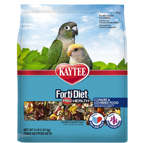 Kaytee Forti-Diet Pro Health Conure and Lovebird Food (4-lb)