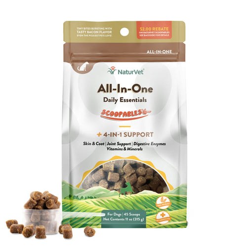NaturVet Scoopables All-In-One Daily Essentials (45 Scoops)