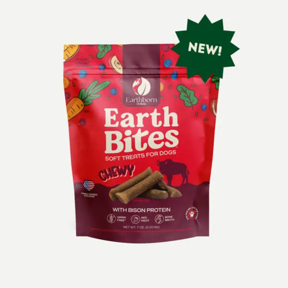 Earthborn Holistic EarthBites Chewy with Bison Protein Dog Treats