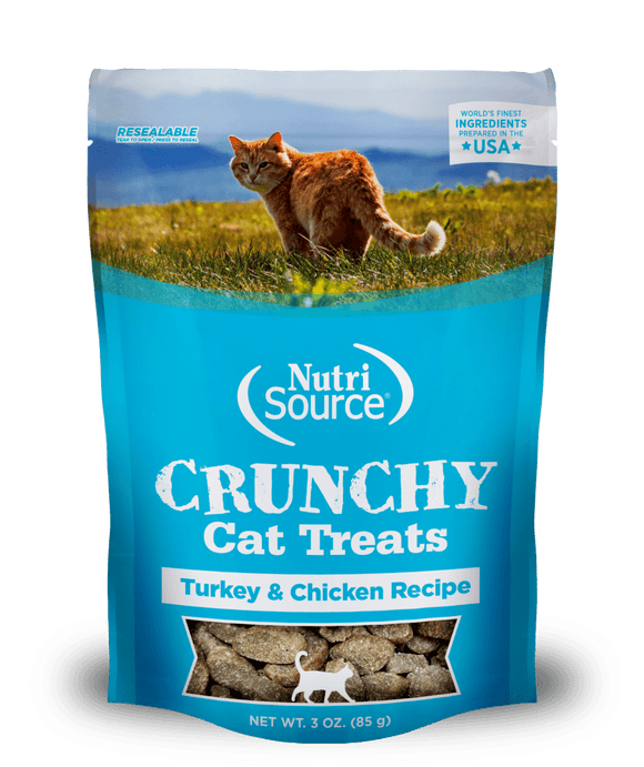 NutriSource® Crunchy Cat Turkey & Chicken Treats