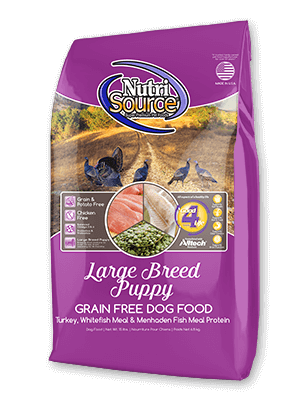 NutriSource® Large Breed Puppy Grain Free Turkey & Fish Recipe Dry Dog Food (30 lb)