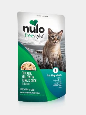 Nulo FreeStyle Chicken, Yellowfin Tuna & Duck in Broth Recipe Cat Food (2.8-oz Pouches)