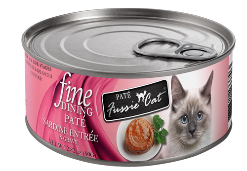Fussie Cat Fine Dining - Pate - Sardine Entree in Gravy