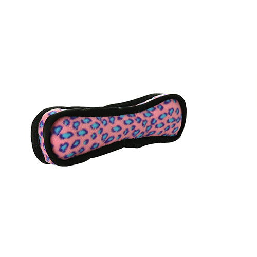 Tuffy® Ultimate Bone Pink Leopard Dog Toy
