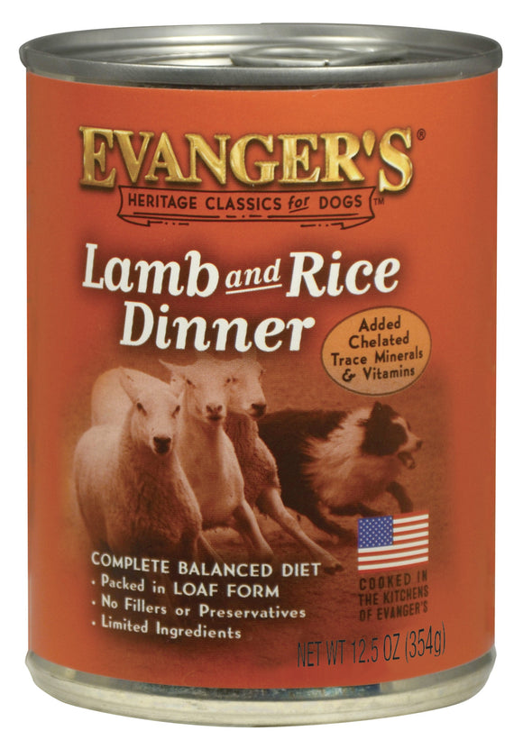 Evanger's Lamb & Rice Dinner (12.8 oz)