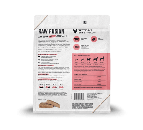 Vital Essentials Fusion Frozen Chicken Dinner Patties