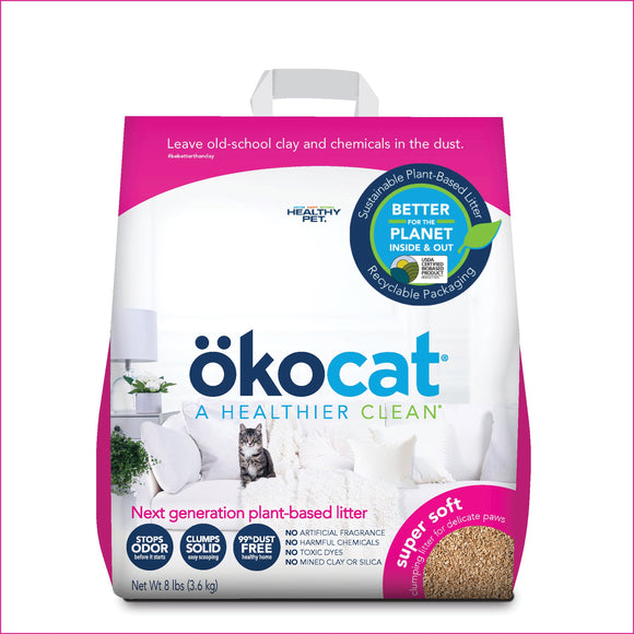 ökocat® Super Soft Clumping Wood Cat Litter