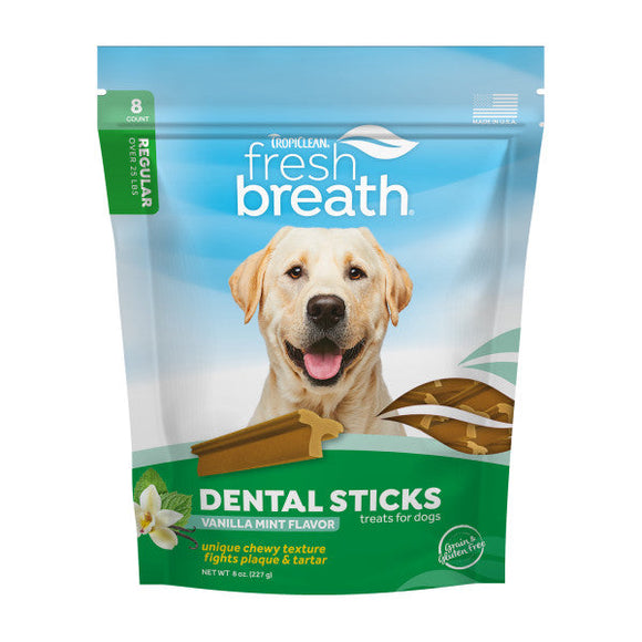 TropiClean Fresh Breath Dental Sticks for Large Dogs