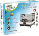 NIBBLES DELUXE 2 LEVEL SMALL ANIMAL CAGE